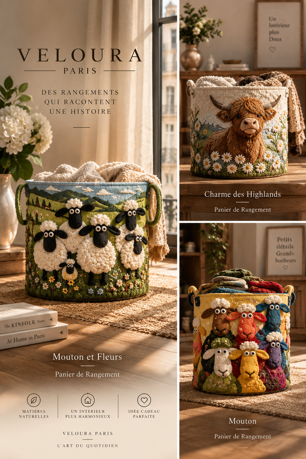 Paniers de rangement
