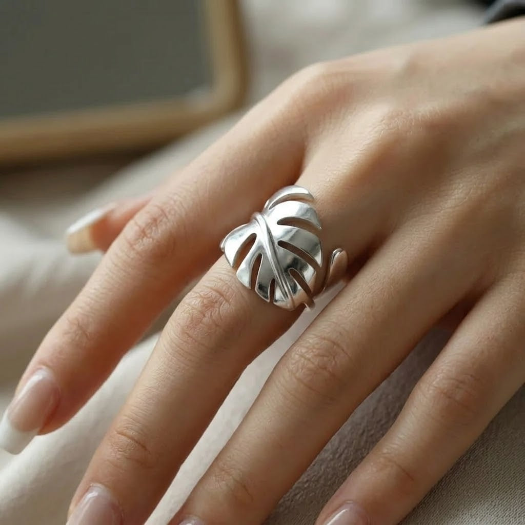 Bague Feuille de Monstera