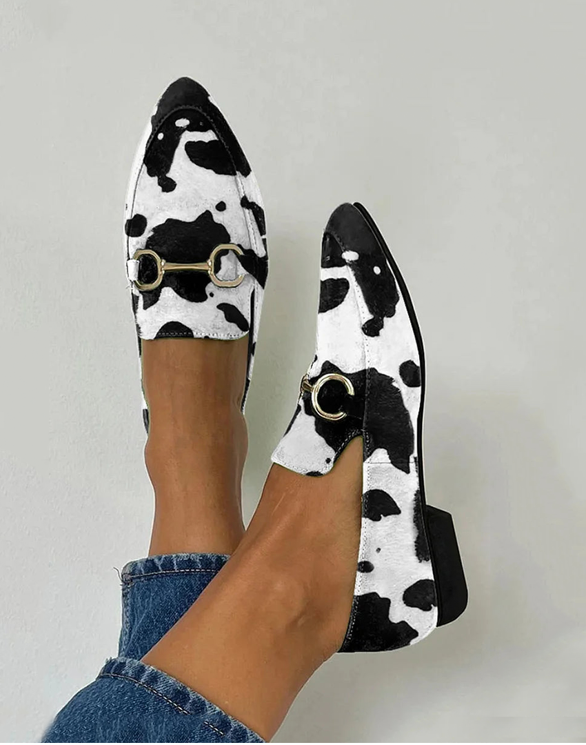 Diana - Mocassins imprimés avec détail à boucle