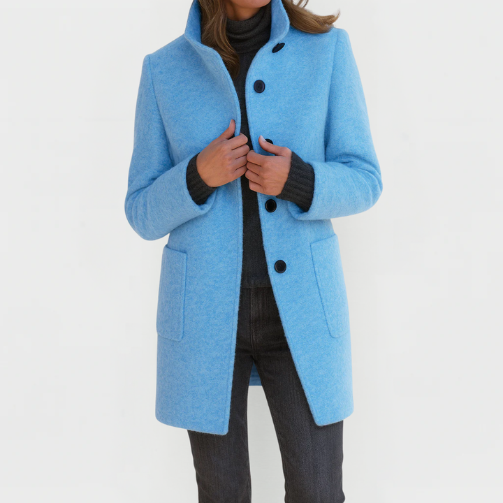Margaux | Manteau en laine à coupe midi