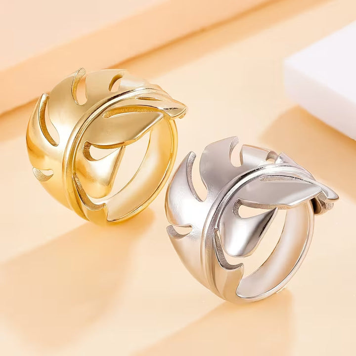 Bague Feuille de Monstera