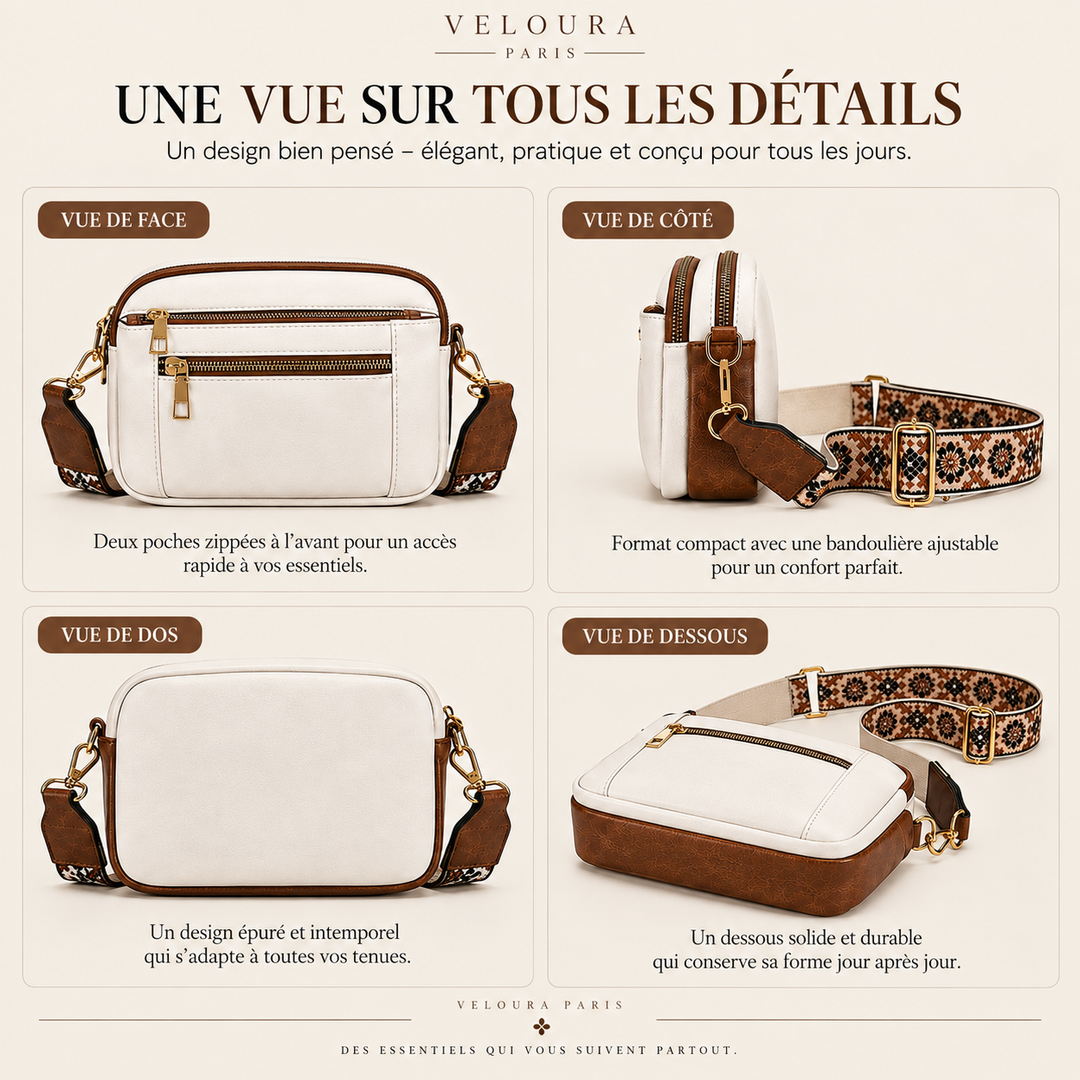 Élodie – Sac Bandoulière Réglable