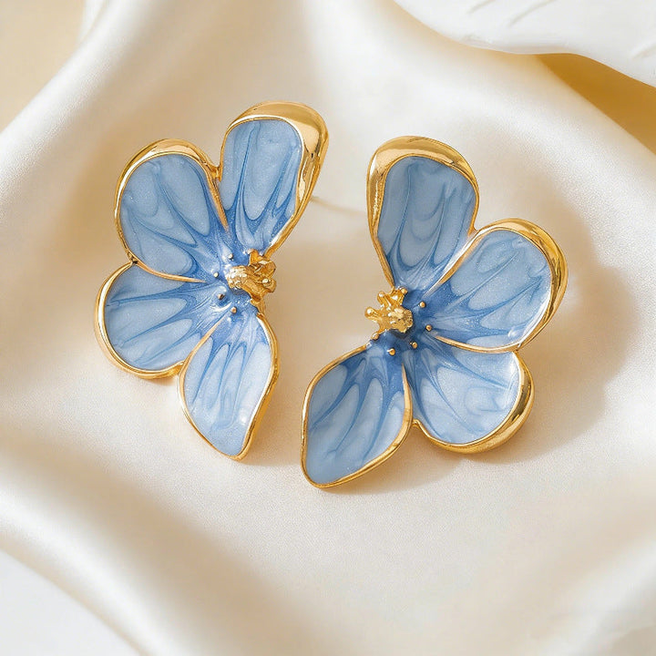 Boucles d'Oreilles Pétale Papillon
