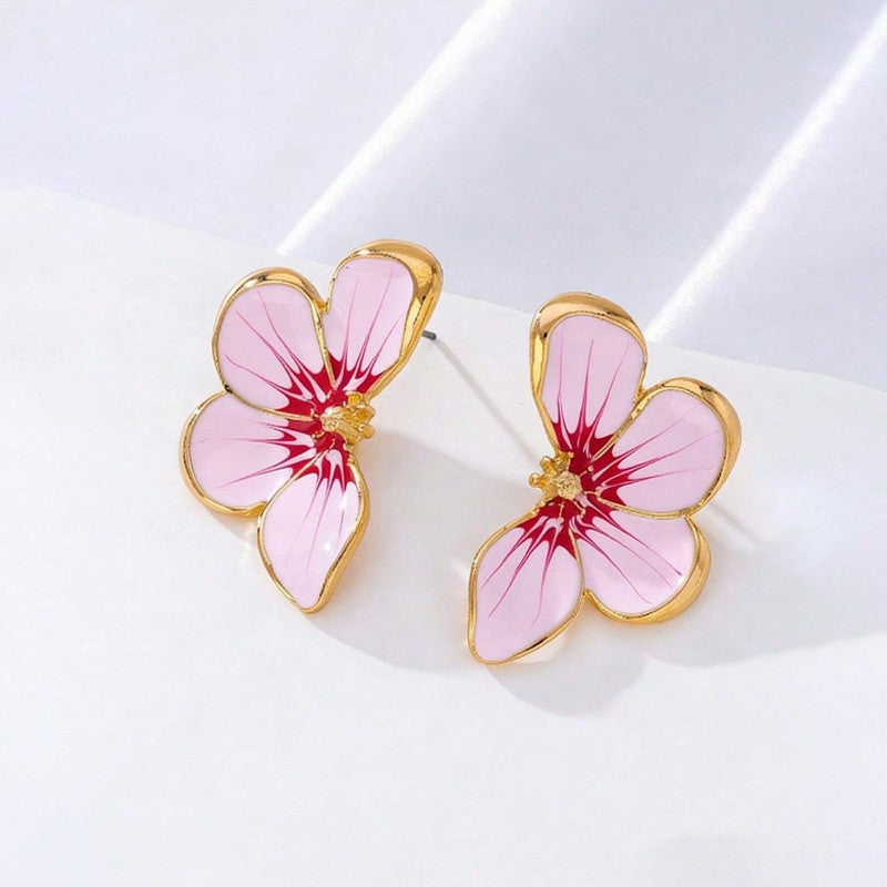 Boucles d'Oreilles Pétale Papillon