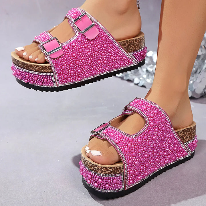 Isabelle Sandales en Perles
