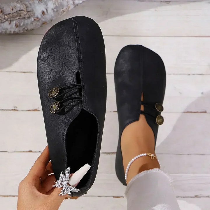 Charlee™ Mocassins Orthopédiques en Daim Doux pour Femme
