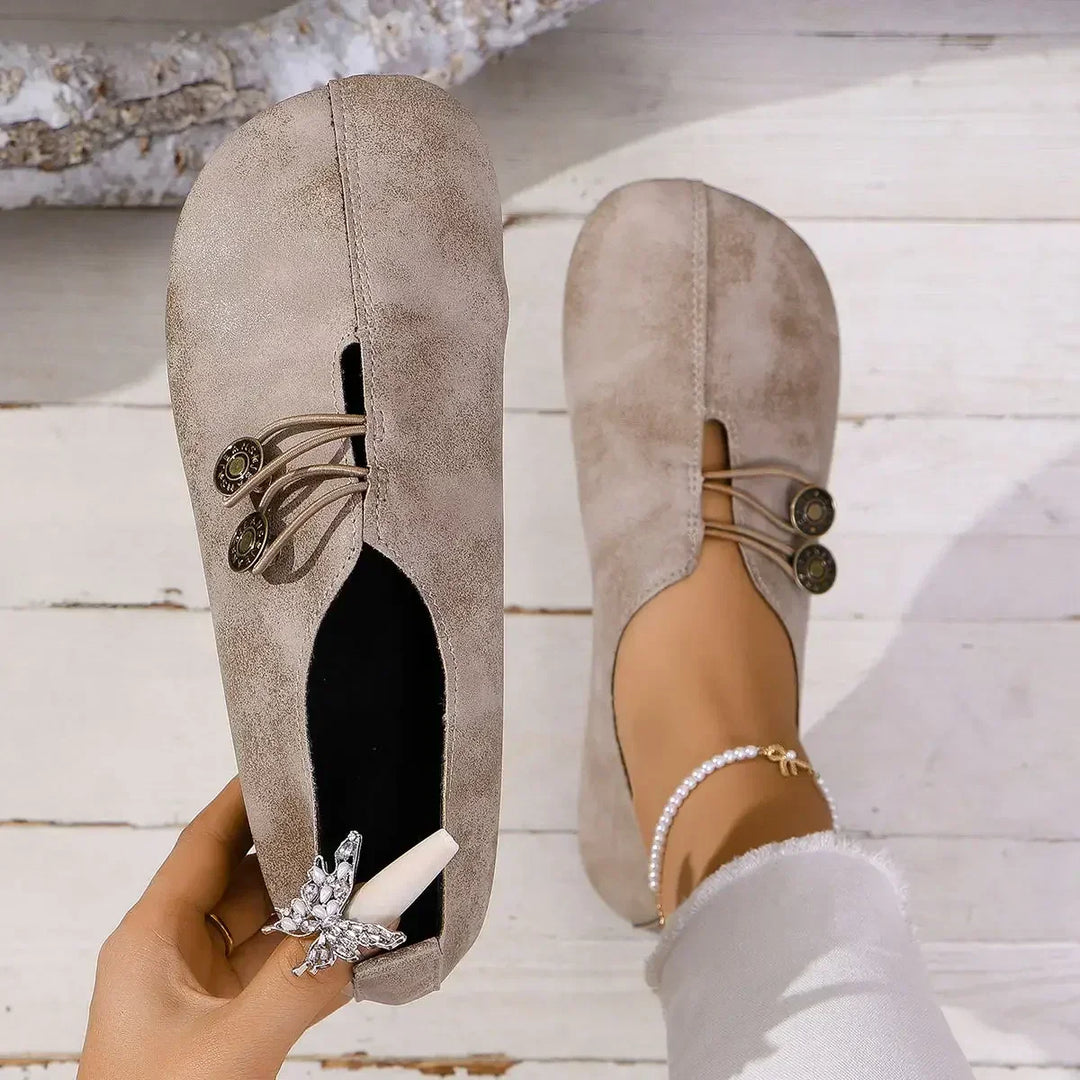 Charlee™ Mocassins Orthopédiques en Daim Doux pour Femme