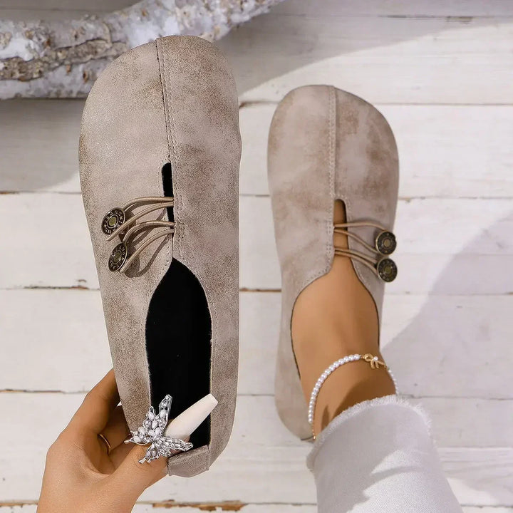Charlee™ Mocassins Orthopédiques en Daim Doux pour Femme