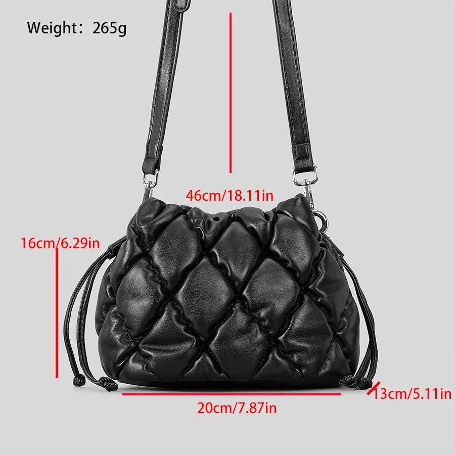 Mini sac coussin bandoulière Bianca