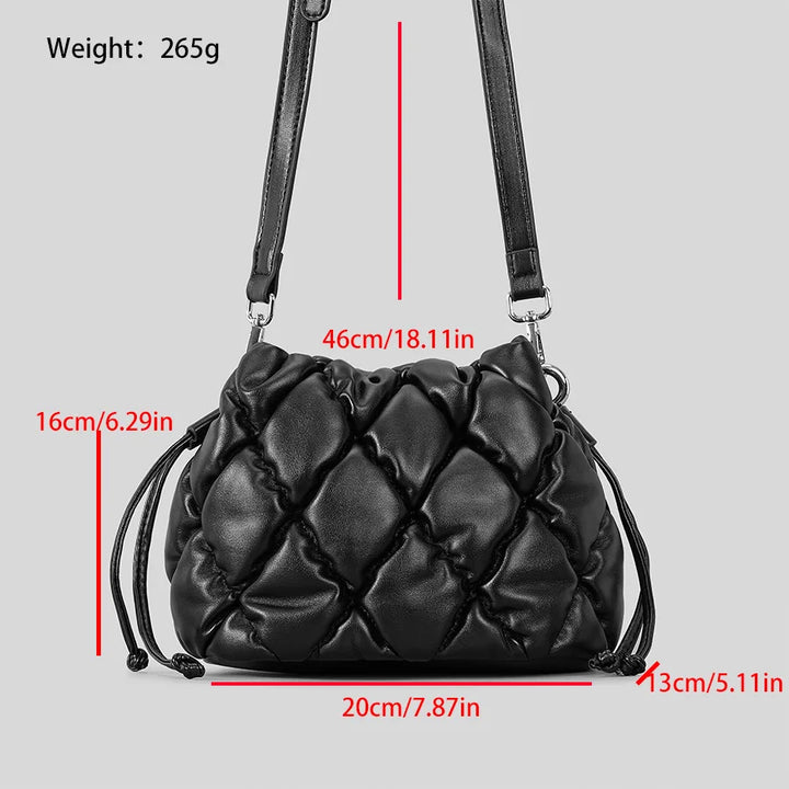 Mini sac coussin bandoulière Bianca