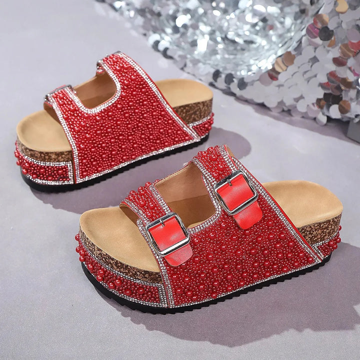 Isabelle Sandales en Perles