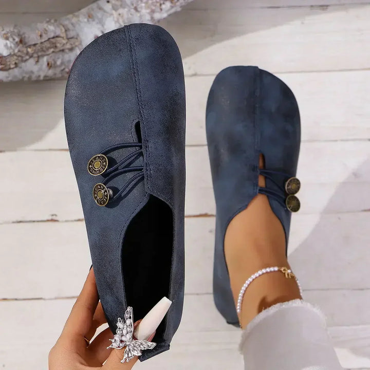 Charlee™ Mocassins Orthopédiques en Daim Doux pour Femme