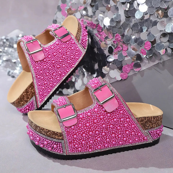 Isabelle Sandales en Perles