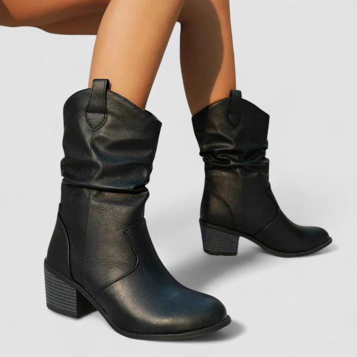 Vivian – Bottes en Cuir Orthopédiques