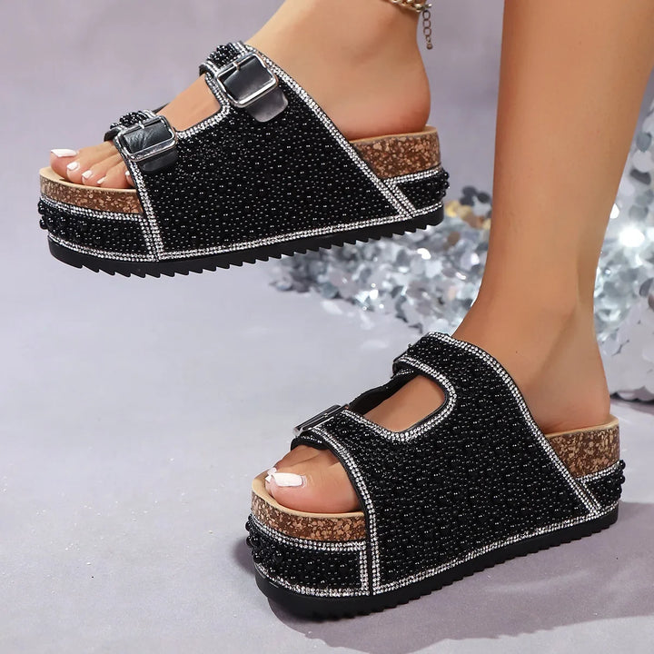 Isabelle Sandales en Perles