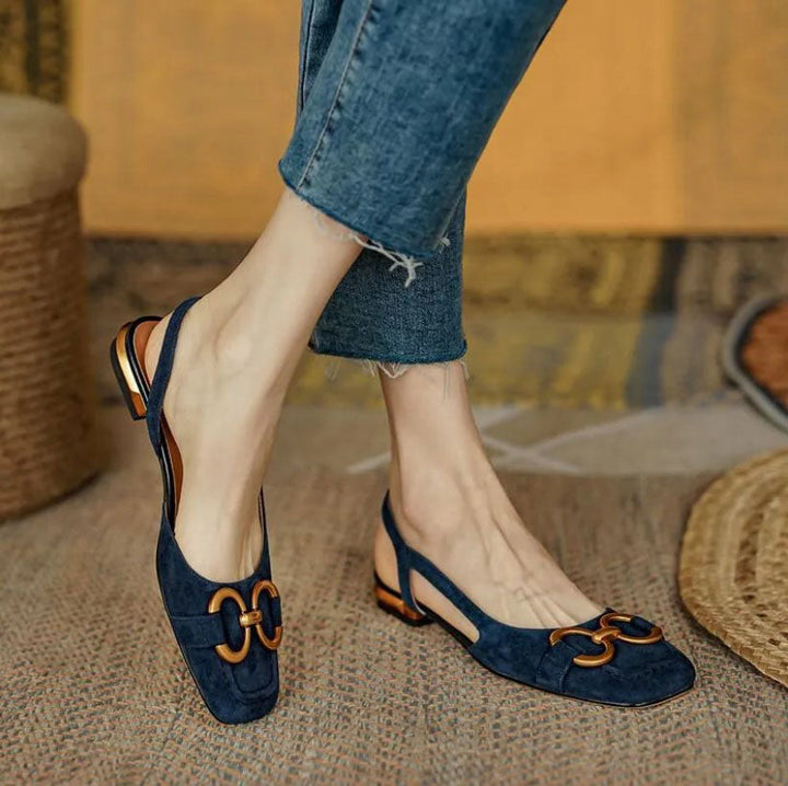 Brenna™ Sandales Orthopédiques en Cuir à Boucle