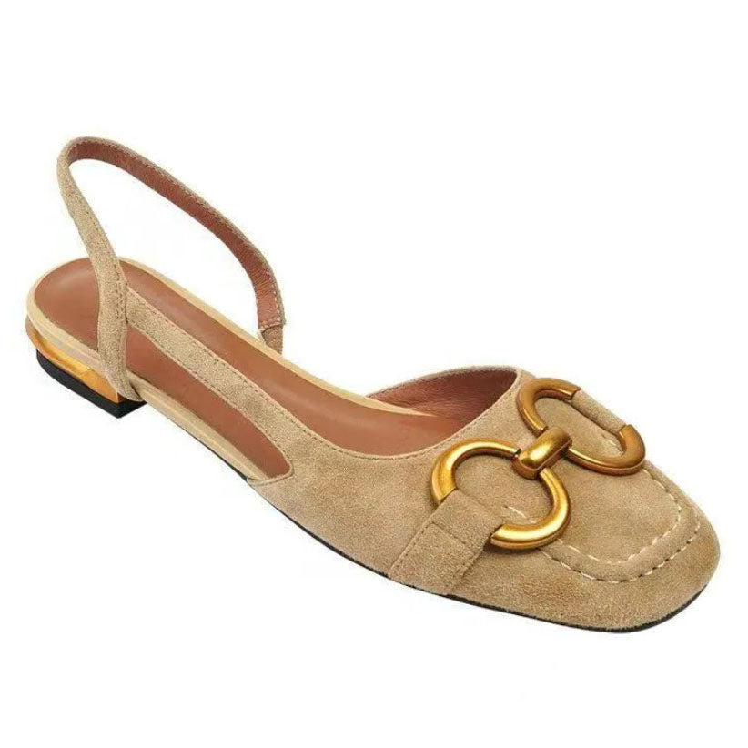 Brenna™ Sandales Orthopédiques en Cuir à Boucle