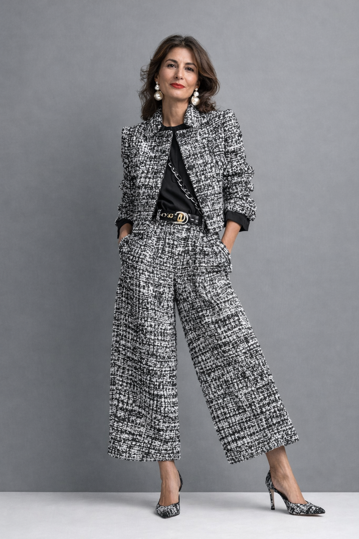 Delphine | Ensemble chic blouse et pantalon