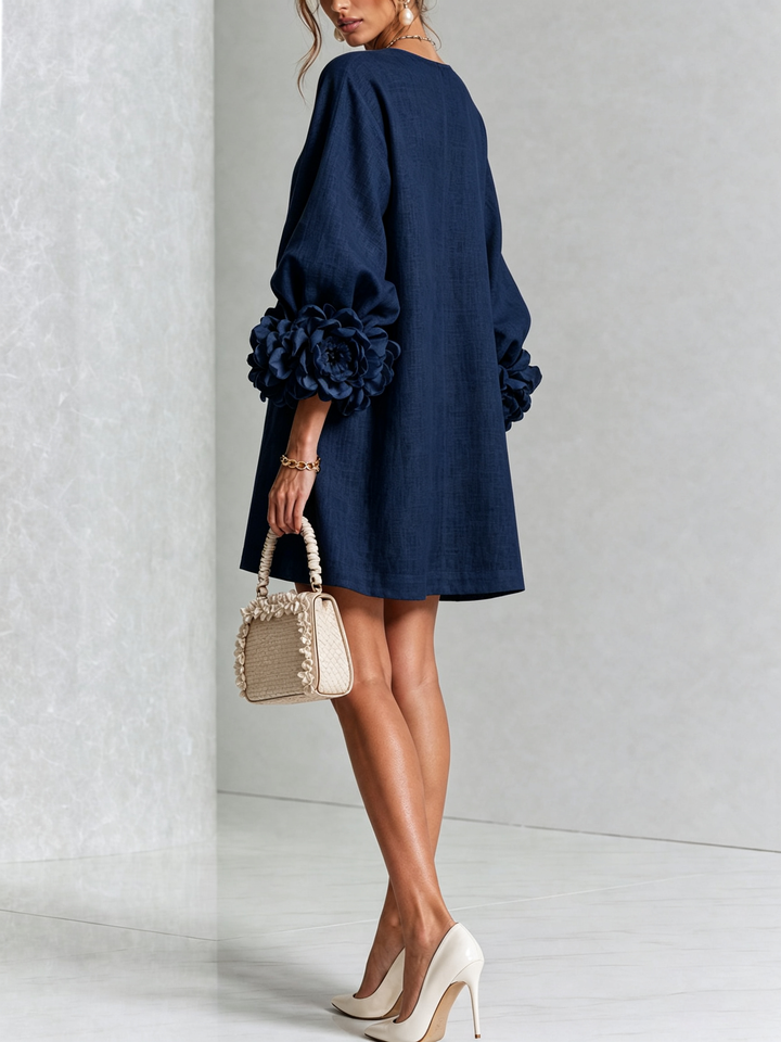 Amélie | Robe Florale Boutonnée
