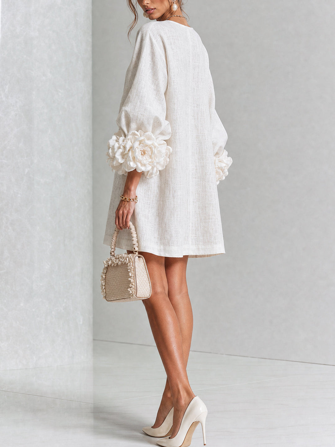 Amélie | Robe Florale Boutonnée