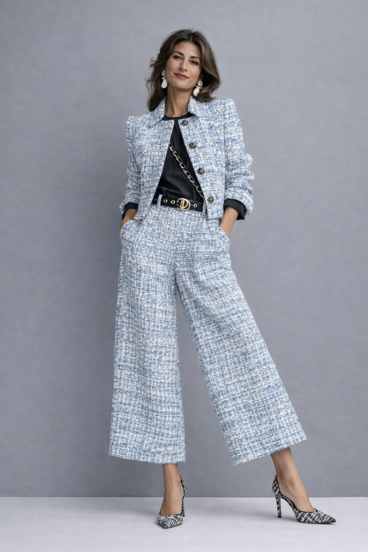 Delphine | Ensemble chic blouse et pantalon