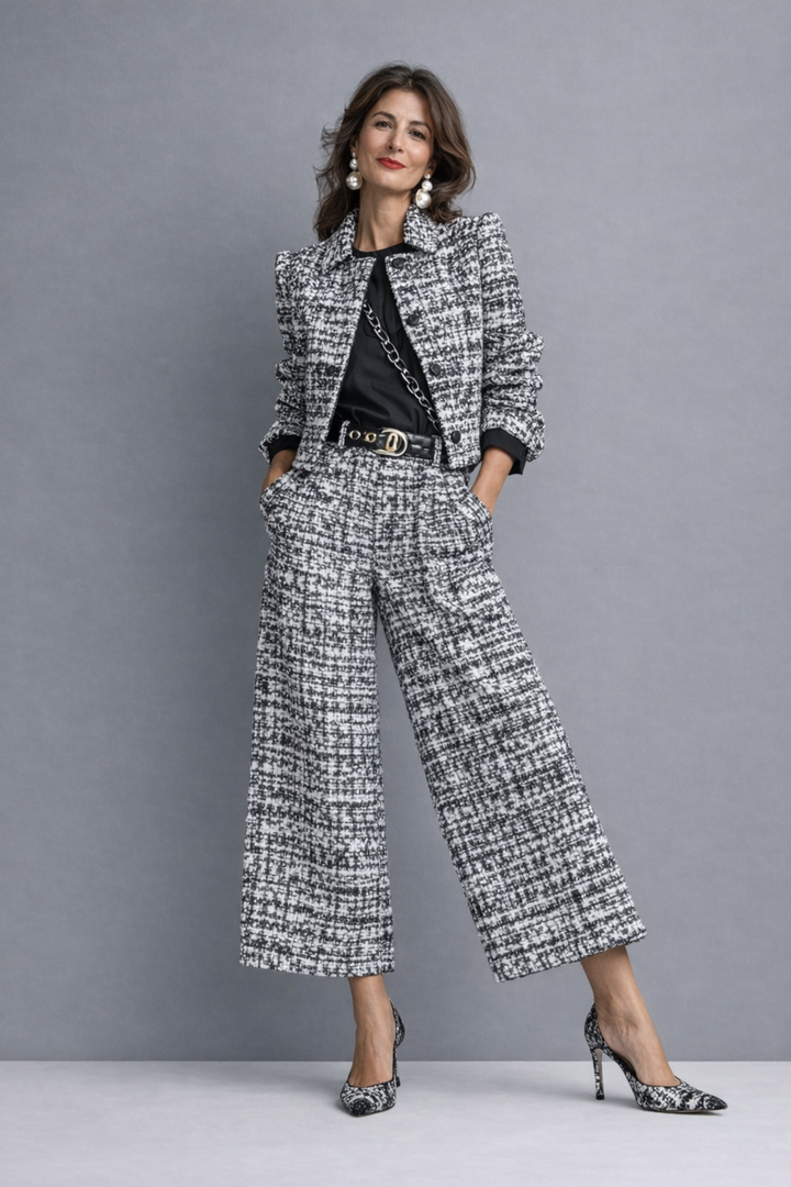Delphine | Ensemble chic blouse et pantalon