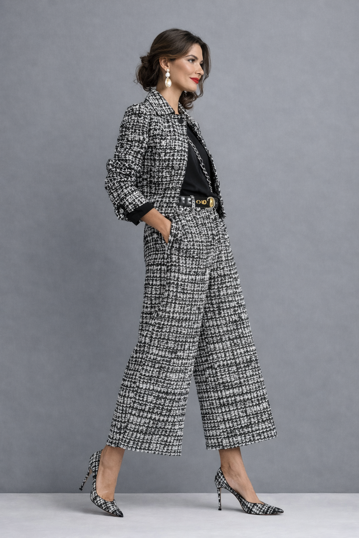 Delphine | Ensemble chic blouse et pantalon