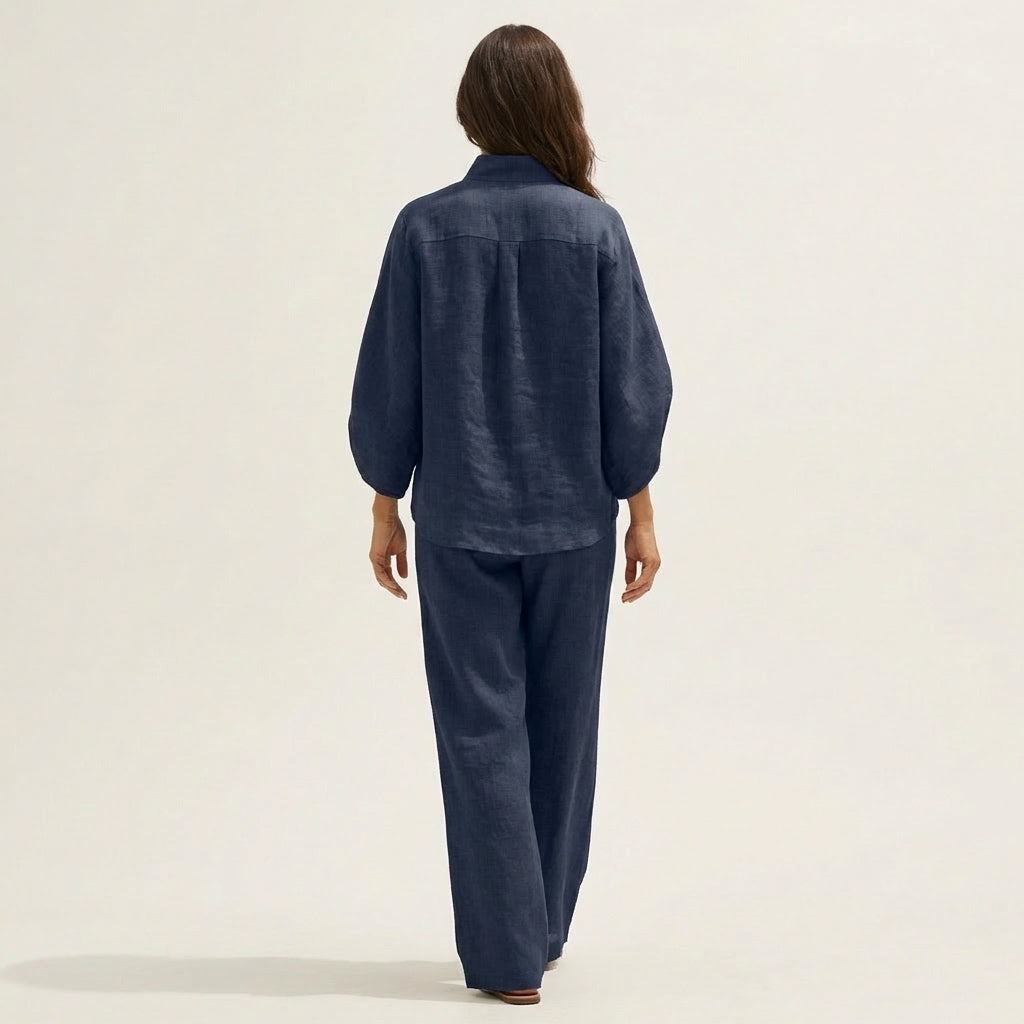 Zerah | Ensemble Deux Pièces en Lin