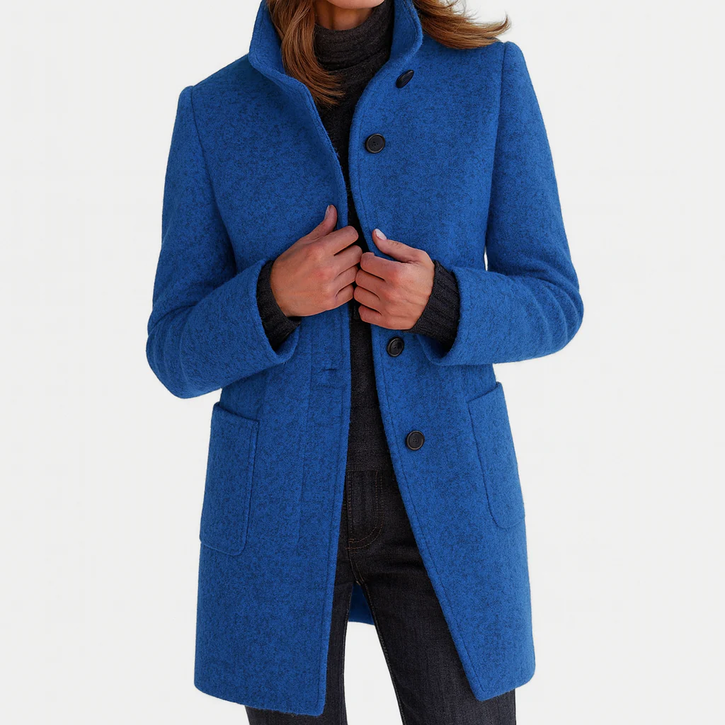 Margaux | Manteau en laine à coupe midi