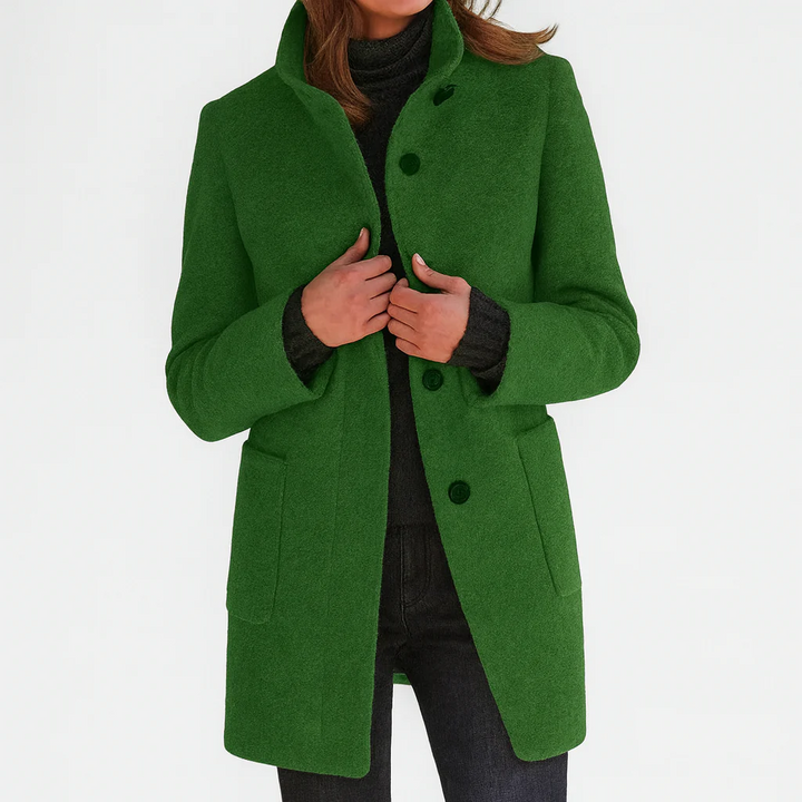 Margaux | Manteau en laine à coupe midi